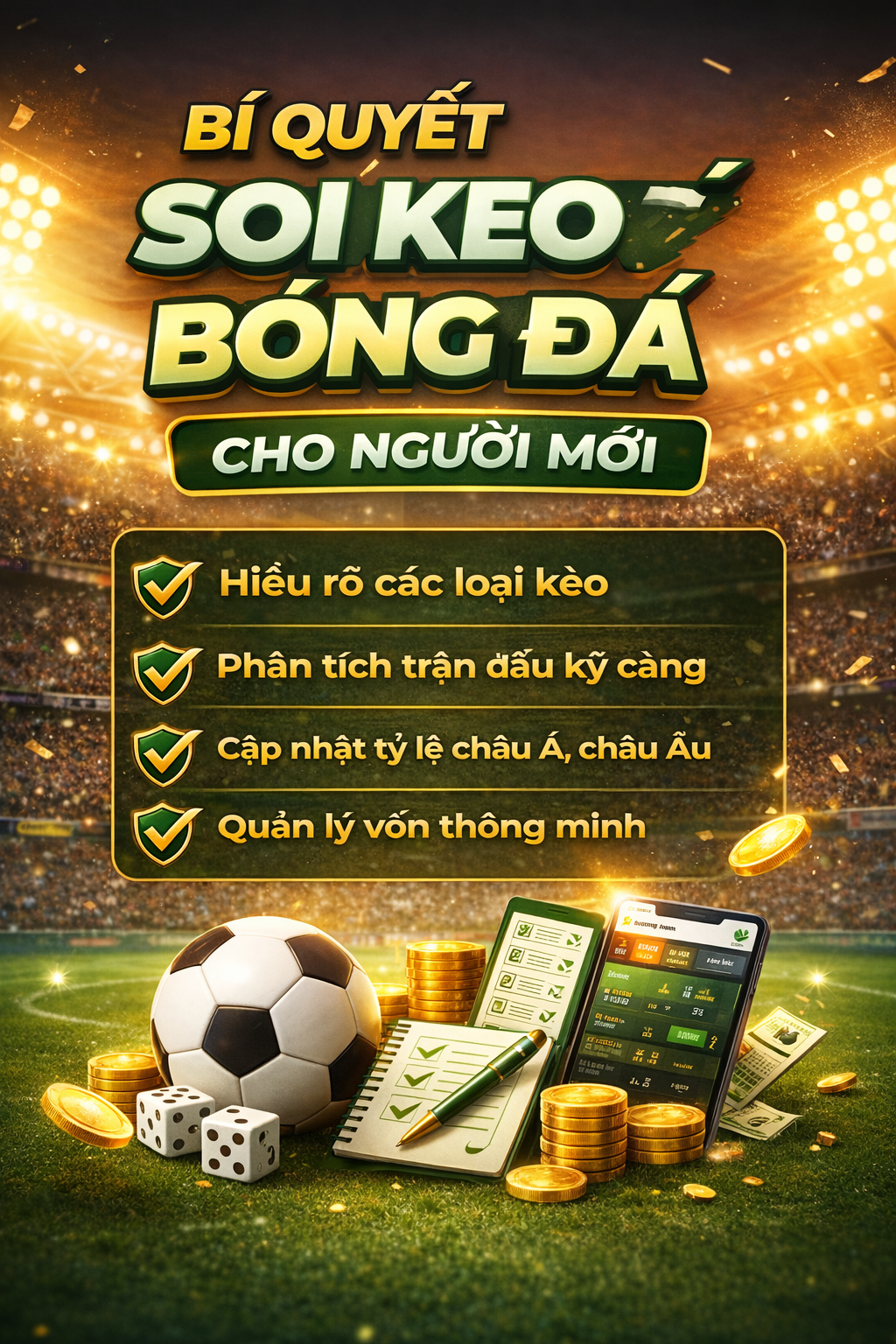 Cách đọc kèo chuẩn và chiến lược thắng dài hạn